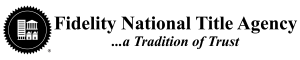 Fidelity National Title Logo Black - Horizontal